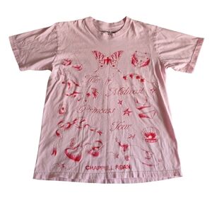 Chappell Roan The Midwest Princess Tour T-shirt Womens Small Pink